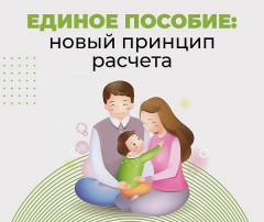 Единое пособие: новый принцип расчета Единое пособие: новый принцип расчета.
